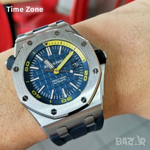 Audemars Piguet Royal Oak Offshore Diver 42mm Steel Blue Dial Automatic Различни Варианти, снимка 11 - Мъжки - 54044499