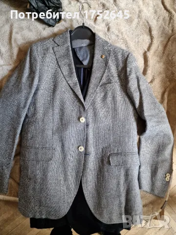 Мъжко сако MASSIMO DUTTI, снимка 5 - Сака - 47285421