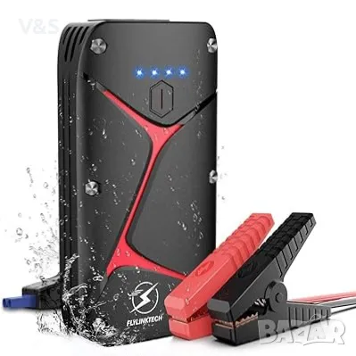 Мощен Стартер за кола, FLYLINKTECH 1000A Peak 15000mAh Преносим автомобилен акумулатор Стартер , снимка 3 - Аксесоари и консумативи - 47985217