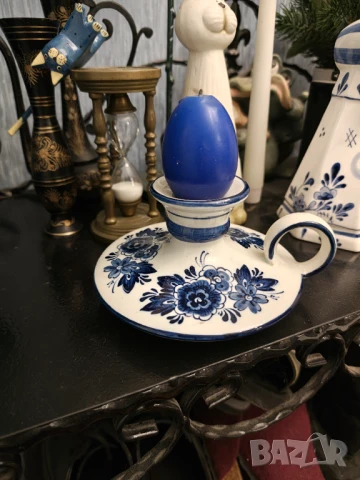 Delft порцеланов свещник , снимка 4 - Декорация за дома - 51183972