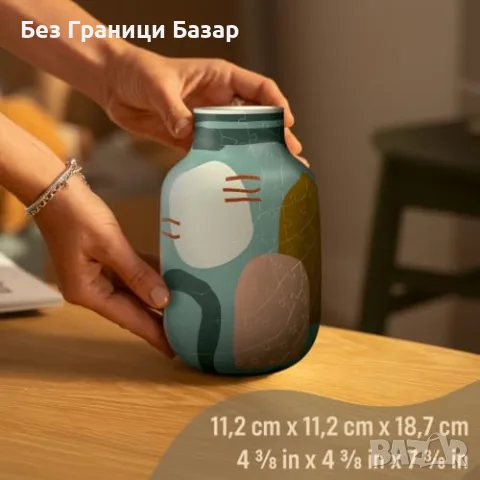 Нов 3D Пъзел Ravensburger Organic Sage Декоративна Ваза 162 части 10+ деца и възрастни, снимка 7 - Декорация за дома - 56041382