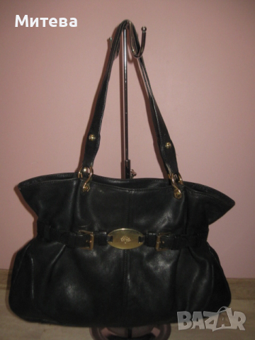 Mulberry дамска чанта естествена кожа, снимка 3 - Чанти - 52676429