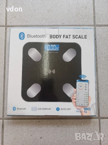 Електронен смарт кантар за измерване на кг, мазнини, вода и др, снимка 2 - Друга електроника - 50457819