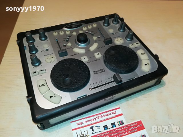 HERCULES DJ CONTROL MP3/USB-ВНОС SWISS 1907221024М, снимка 1 - Ресийвъри, усилватели, смесителни пултове - 37433828