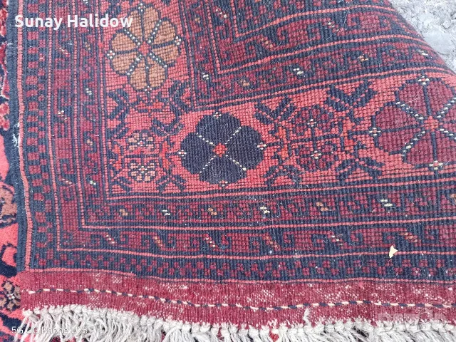 Вълнен ръчно изработен килим, снимка 4 - Килими - 56410074