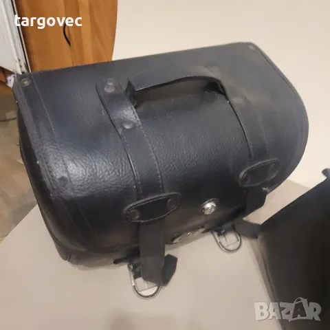 два броя кожени мото дисаги, снимка 2 - Аксесоари и консумативи - 47417765