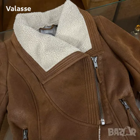 Дамско асиметрично шърлинг яке Maze размер XS/34, снимка 9 - Якета - 56262166