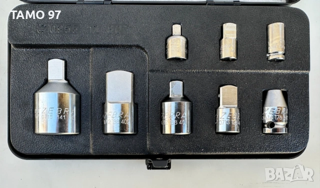 Wurth Zebra - Комплект преходници 8части неразличим от нови!, снимка 2 - Други инструменти - 53310065