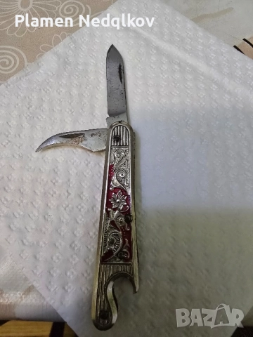 Руско джобно ножче., снимка 3 - Ножове - 50242813
