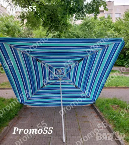 Голям Градински Чадър 250х250см., снимка 3 - Градински мебели, декорация  - 50388440