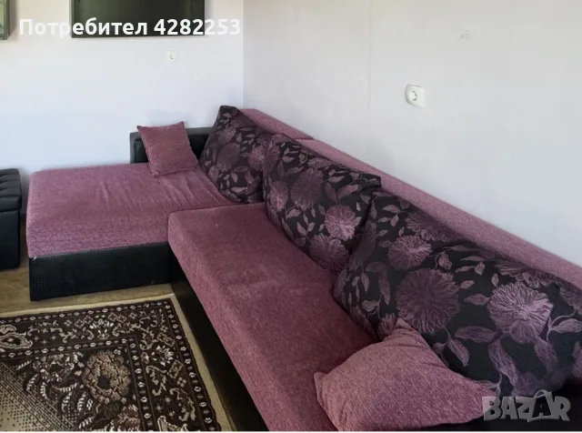 Разтегателен ъглов диван , снимка 2 - Дивани и мека мебел - 56333845