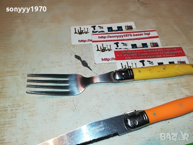 LAGUIOLE-ВНОС FRANCE-5 НОЖА И ВИЛИЦА 1111221022, снимка 8 - Колекции - 38633729