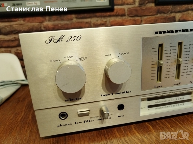 Marantz PM-250 Vintage Stereo Amplifier, снимка 2 - Ресийвъри, усилватели, смесителни пултове - 52364463