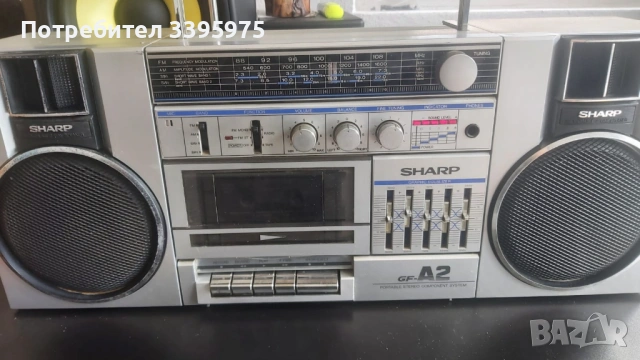 Ретро касетофон Sharp GF-A2Z - Made in Japan - Отлично състояние, снимка 3 - Радиокасетофони, транзистори - 54205788