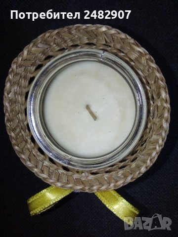 Декоративна ароматна свещ, снимка 7 - Декорация за дома - 40520720