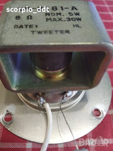 Японски високочестотен говорител SK-2181-A , снимка 3 - Тонколони - 26536089