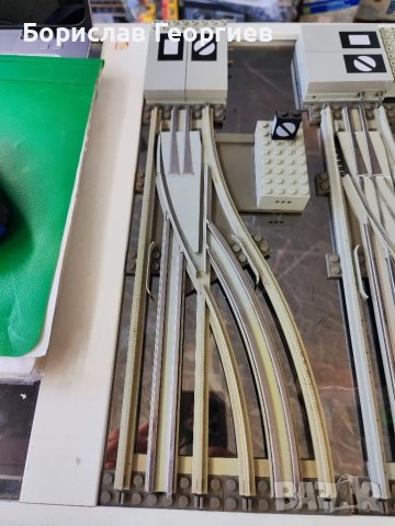 Лего релси влак 12 v lego 7858, снимка 2 - Конструктори - 47434526