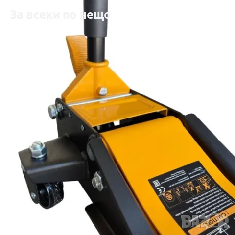 Нископрофилен крик крокодил 4 тона с две помпи и педал 75 - 505 мм JCB, снимка 4 - Други инструменти - 50335083