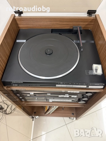 🔊Ретро аудио сет GRUNDIG - Усилвател, дек, тунер, грамофон , рак шкаф и колони🔉, снимка 6 - Аудиосистеми - 56023444