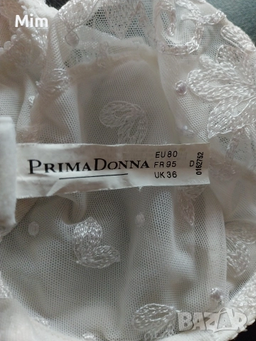 Prima Donna 80 D Бял луксозен сутиен , снимка 9 - Бельо - 52909379