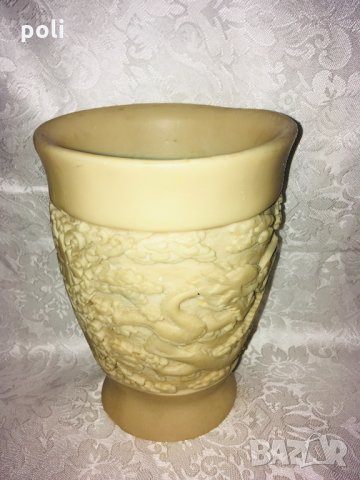 старинна ръчно гравирана азиатска ваза , снимка 5 - Вази - 31757155