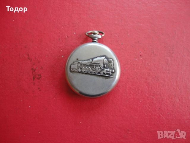 Джобен часовник Мълния Молния влак , снимка 3 - Мъжки - 52671596