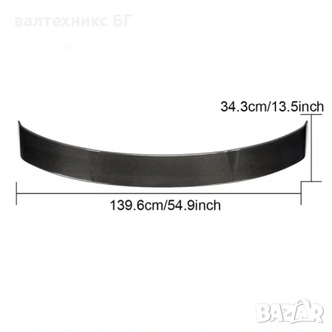 Спойлер за багажник PG307-1 Карбон , снимка 4 - Аксесоари и консумативи - 53142949