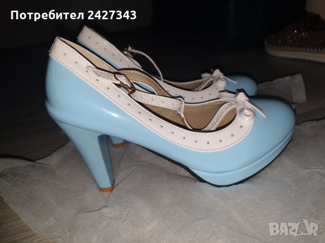 Дамски обувки, снимка 2 - Дамски обувки на ток - 29350682