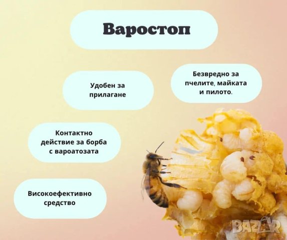 ВАРОСТОП Български Ленти срещу вароатоза, снимка 3 - За селскостопански - 24930915