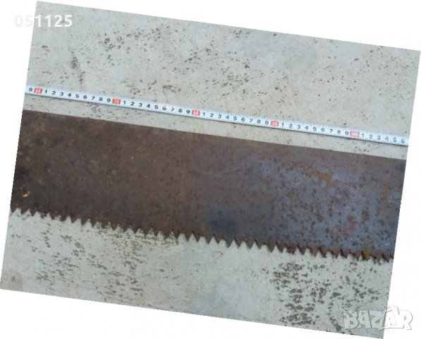 огромен възрожденски кован трион, бичкия, джага , снимка 4 - Антикварни и старинни предмети - 34283638