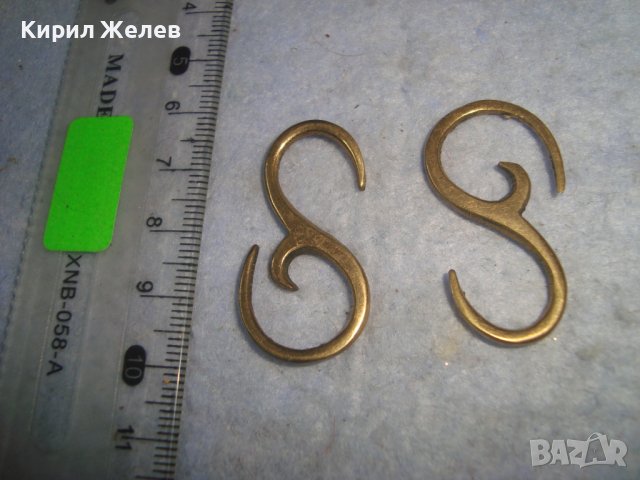 ДВЕ МЕСИНГОВИ КУКИЧКИ УКРАШЕНИЯ ВИСУЛКИ 29362, снимка 3 - Други - 37788655