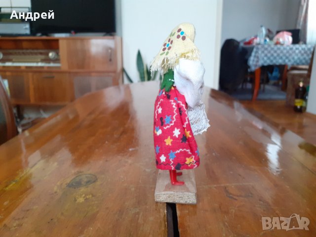 Стара фолклорна фигурка,сувенир #5, снимка 4 - Антикварни и старинни предмети - 31581129