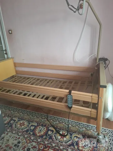 Болнично легло с дистанционно , снимка 3 - Грижа за инвалиди - 56458541
