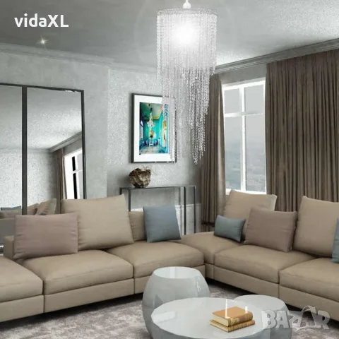 vidaXL Пендел полилей 26x70 см, снимка 5 - Полилеи - 56146310