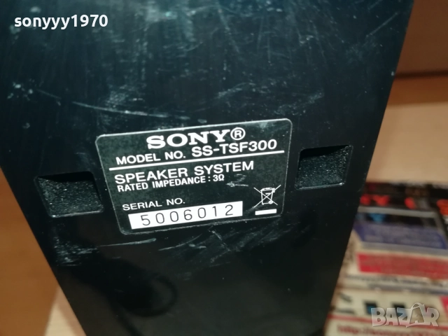 SONY SS-TSF300 2БР ТОНКОЛОНИ-ВНОС SWISS 3011250708, снимка 14 - Тонколони - 52589031