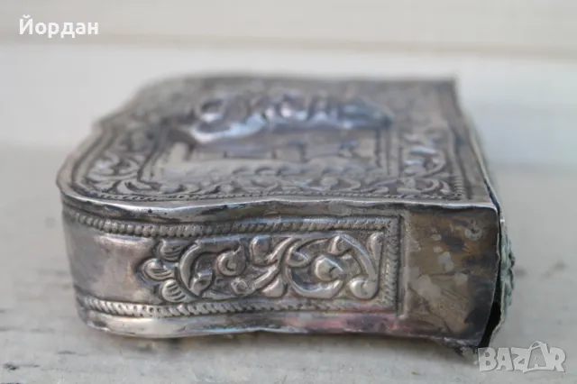 Сребърна паласка барутница, снимка 7 - Колекции - 47882196