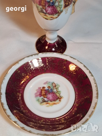 френски порцеланов двоен сет Treves, снимка 3 - Сервизи - 52450811