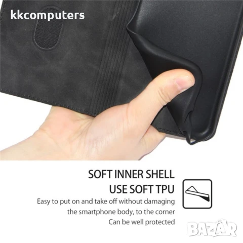 OPPO Reno11 F 5G Magnetic Кожен Калъф и Протектор, снимка 11 - Калъфи, кейсове - 51362460