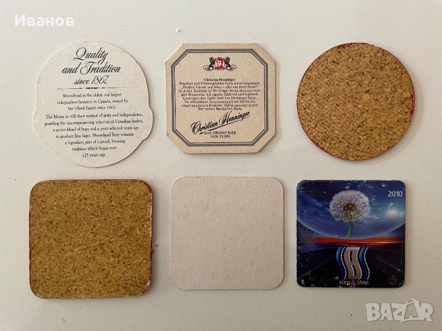 Лот бирени подложки - 6 бр., снимка 2 - Други ценни предмети - 45736141