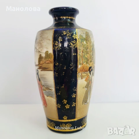 Порцеланова ваза Kinkozan Sobei., снимка 4 - Колекции - 50743351