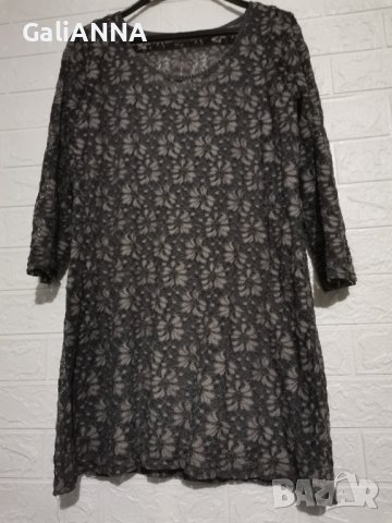 ДАНТЕЛЕНА ТУНИКА ЦВЕТЯ РАЗМЕР 2XL, снимка 4 - Туники - 38505302