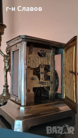 Very Rare Antique 1890 Musical Clock JUNGHANS Joker German Laterna / Alarm Clock, снимка 11 - Други - 51769780