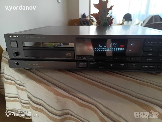 Technics SL-P550 с дистанционно и инструкция, снимка 11 - Ресийвъри, усилватели, смесителни пултове - 52272155