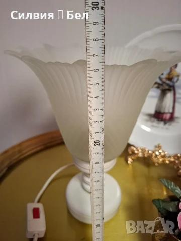 Винтидж лампа, снимка 7 - Настолни лампи - 51267456