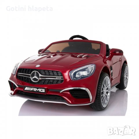 Акумулаторен КОЛА Mercedes Benz SL65 AMG 12V батерия,функция за люлеене, снимка 9 - Детски велосипеди, триколки и коли - 37299485