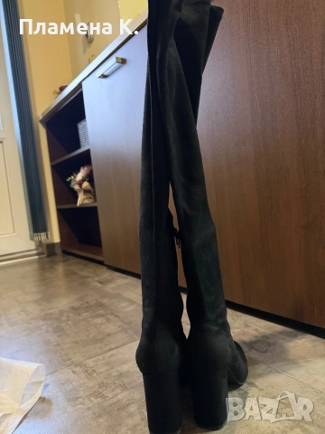 чизми Зара , снимка 3 - Дамски ботуши - 52727547