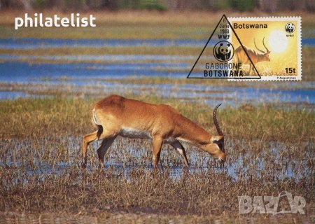 Ботсвана 1988 - 4 броя Карти Максимум - WWF, снимка 2 - Филателия - 38881701