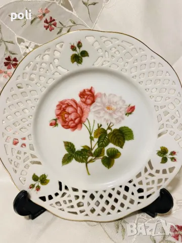 порцеланова чиния за стена , снимка 3 - Декорация за дома - 49468676