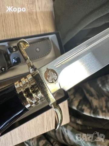 Нов Нож със Кожена Кания—4 броя, снимка 9 - Ножове - 52684559