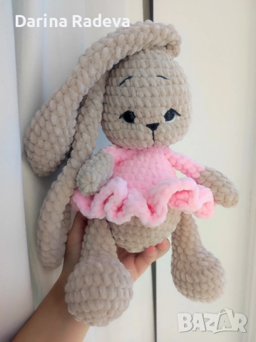 Амигуруми Зайче , снимка 4 - Кукли - 52309199